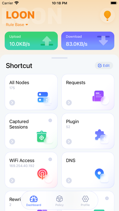 App Store 官方 Loon Dashboard 截图